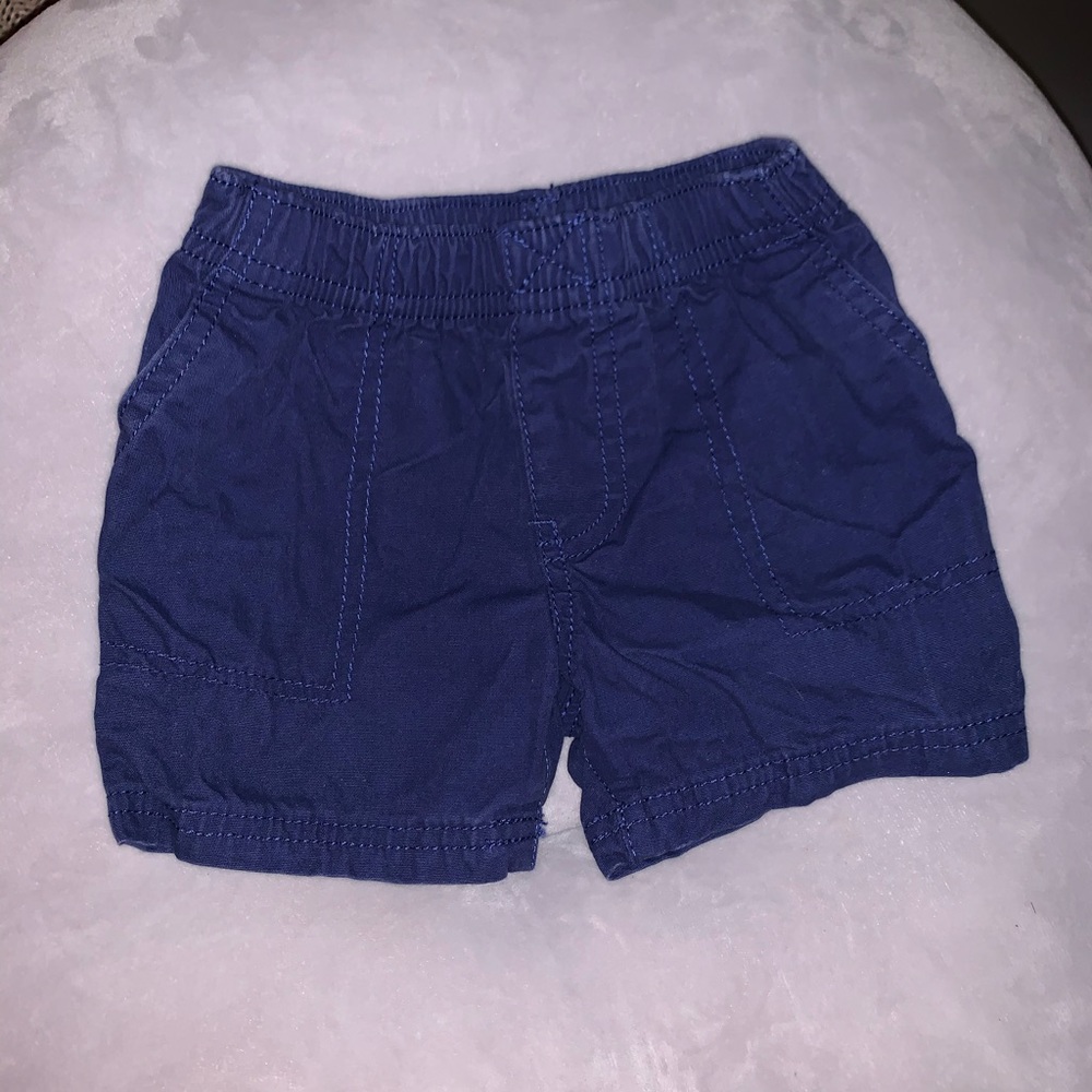Carters Blue Cargo Shorts Toddler 12M
